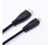 iTechCover Micro HDMI Cable Lead Wire/High Speed/Gold Plated/Compatible with Panasonic Lumix DC-FZ82 Camera / (1.5m / 4.92ft)