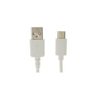 iTechCover USB Cable Charging Cord/Charger Power Lead Wire Compatible with i-box Barrel DAB/DAB+ & FM Bluetooth Speaker / (1m / 3.3ft) / White