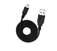 iTechCover USB Cable Charging Cord/Charger Power Lead Wire Compatible with INPHIC Ultra Slim Silent 2.4G Cordless Mouse 1600 / Black / (1m / 3.3ft)