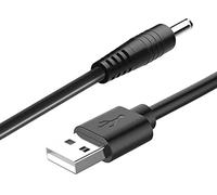 iTechCover USB Cable Charging Cord/Charger Power Lead Wire Compatible with Mighty Bright Duet 2 Music Stand Light/Black / (1m / 3.3ft) / (22AWG) 5V 2A