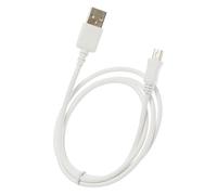 iTechCover USB Cable Charging Cord/Charger Power Lead Wire Compatible with MiTEC TALK BLUETOOTH (BCK755) / (1m / 3.3ft) / White