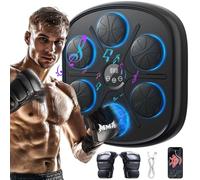 ITEFDTUTNE Smart Music Boxing Machine (Updated Version), Smart Bluetooth Music Box Machine for Adults and Children, Wall Mounted Music Punch with Gloves, for Home, Indoor
