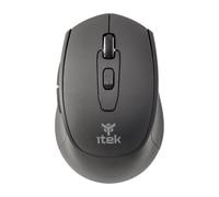 Itek CLK W24B Wireless Mouse - Dual Bluetooth Connection + 2.4GHz, 1600DPI, 6 Keys, Silent Click, Ideal for Work and Office