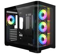 itek DARK CAVE CURVED Tower Black