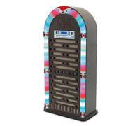 iTek I60017L Bluetooth Jukebox with CD Player and FM Radio, Brown