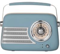 Itek Vintage Portable AUX/USB FM Bluetooth 5W Radio 3'' Rechargeable Speaker