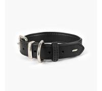 Item Details: EzyDog Oxford Premium Adjustable Leather Dog Collar - Small - Black