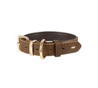 Item Details: EzyDog Oxford Premium Adjustable Leather Dog Collar - Small - Brown