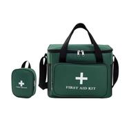 Item First Aid Kit, First Aid Box for Travel with Shoulder Strap, Medicine Storage Box, Medication Bag for Home, Outdoor First Aid Bag, Perfect for Emergency Backpacking, Doctor Visits, and Nursing