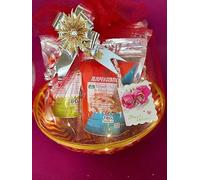 Item Snacks Combo Box | Hamper |Tempeh Chips (2 pack)+ Tempeh chocolate (2 box) + Card + Rakhi | Healthy No Junk Food | 100% Vegetarian | For Family, Friends, Corporate