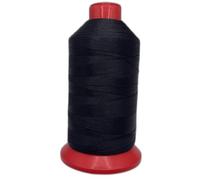 item4ever Item4ever Black Bonded Nylon Sewing Thread V-69 T70 1500 Yard for Outdoor, Upholstery + THREADER