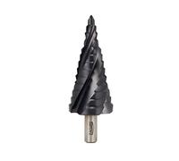 ITEMPESTI Step Drill M35 Cobalt with TiAlN Coating (6-35 mm/13 Steps) - Four Spiral Grooves Taper Drill Bit for Metal, Stainless Steel & Wood