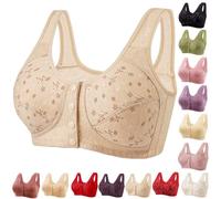 Items,Push Up Daisy Bras for Older Women,Comfortable High Impact Support Plus Size Yoga Bralettes,Breathable Cotton Non Wired Bras,Wearhouses Clearance