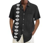 Items Under 50p Men Summer T Shirt Short Sleeves Button Up Henley Tops Classic-Fit Cotton Letter T-Shirt Trendy Essential Tee Yoga Party Blouse Formal Business Pleated Clothes Brown