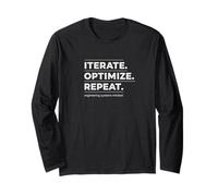 Iterate Optimize Repeat Engineering - Systems Thinking Long Sleeve T-Shirt