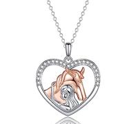 ITESSY Horse Gifts - Girls Necklace with Horse Pendant, Gifts for 7-11 Year Olds