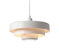 ITETONE Creative Personality Color Metal Pendant Lamp Shade, Nordic Industrial Style Chandelier, Single Head E27 Light Source, Decorative Lighting Fixtures for Living Room and Dining Room