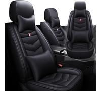 ITETONE Front Seat Cover for Lincoln Navigator L 2016-2025, Waterproof Durable Premium Leather Car Seat Protector, Comfortable Anti-Slip Stylish Sport Seat Cover(2 Seats Luxury,Black)