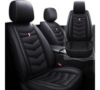 ITETONE Front Seat Cover for Mercedes-Benz S-Class 2005-2025, Waterproof Durable Premium Leather Car Seat Protector, Comfortable Anti-Slip Stylish Sport Seat Cover(2 Seats Standard,Black)