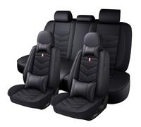 ITETONE Full Set Seat Cover for Cadillac Escalade ESV 2003-2025, Waterproof Durable Premium Leather Car Seat Protector, Comfortable Anti-Slip Stylish Sport Seat Cover(5 Seats Luxury,Black)