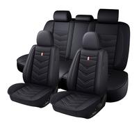 ITETONE Full Set Seat Cover for Mercedes-Benz S-Class 2005-2025, Waterproof Durable Premium Leather Car Seat Protector, Comfortable Anti-Slip Stylish Sport Seat Cover(5 Seats Standard,Black)