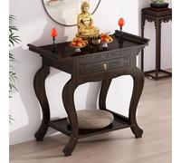 ITETONE Home Furnishing Meditation Altar Table,Chinese Worship Cabinet for God of Wealth,Buddhist Prayer Altar Cabinet for Small Spaces,Pooja mandir for Home(120x40x100cm/47.2x15.7x39.4in)