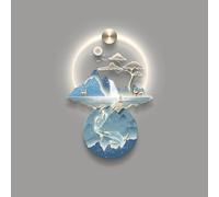 ITETONE Plug-in Power Supply 3D Art Wall Decor, Relief LED Decorative Painting, LED Wall Sculptures, Wall Murals for Bedroom Entrance Hallway Living Room(B,23.6x35.4in/60x90cm)