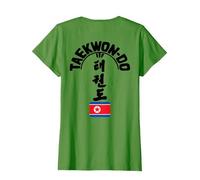 ITF Taekwon-Do Tree - Korean Martial Art T-Shirt, Women, Grass Green, Medium