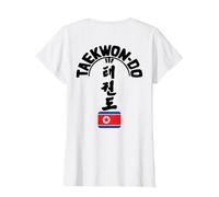 ITF Taekwon-Do Tree - Korean Martial Art T-Shirt, Women, White, XX-Large