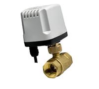 ITFOWIYD 1/2" IP65 Waterproof Full Bore Motorized Ball Valve 3-Wire or 2 wire Brass Electric Ball Valve Big Orifice Valve Body(220VAC-CR02)