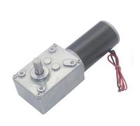ITFOWIYD 12V 24V DC Worm Gear Motor Self Locking Electric Metal Gear Reduction Motor 12-470 RPM High Torque Motor 5840-31ZY(12V,260 RPM)