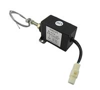 ITFOWIYD 12V Normally Close Type Out Device Stop Solenoid Valve 24V PT Power Off Pull Type Magnetic 1Pcs(Without Bracket,24V)