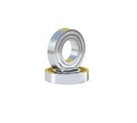 ITFOWIYD 2pcs P4 Stainless Steel Bearings S6207-2Z/S6208-2Z/S6209-2Z/S6210-2Z/S6211-2Z/S6212-2Z 440/304 Ball Bearing Accessories(S6208-2Z 440)