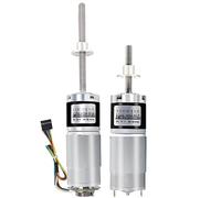 ITFOWIYD 36MM 36GP-555 DC Planetary Reducer Motor M8 Screw Threaded 50MM/100MM Long Shaft Low Speed 12V 24V 16PPR(12V NO-Encoder,1540rpm-50MM Shaft)