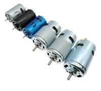 ITFOWIYD DC Motor 6V/7.4/12V/18V/24V 3000-15000RPM High Speed Large torque DC 390/540/550/555/775/795/895 Motor Electric Power Tool(390)