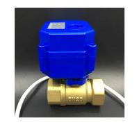 ITFOWIYD DC12V 5 Wires Brass 3/4" Motorized Ball Valve DN20 Electric Shut Off Vlave for Water Control Application(CR05)