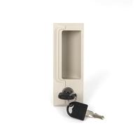 ITFOWIYD LS009 Cam Lock Handle Concealed Pull Assembly Locker Industrial Hidden Cinet Plastic Lock 1Pcs
