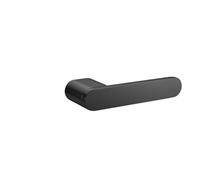 ITFOWIYD Minimalist Magnetic Ecological Door Lock Indoor Silent Lock Home Bedroom Living Room Invisible Door Lock zinc Alloy Wooden Door Handle(Round handle Black Keyless)