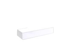 ITFOWIYD Minimalist Magnetic Ecological Door Lock Indoor Silent Lock Home Bedroom Living Room Invisible Door Lock zinc Alloy Wooden Door Handle(Square handle White 3)