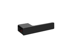 ITFOWIYD Minimalist Magnetic Ecological Door Lock Indoor Silent Lock Home Bedroom Living Room Invisible Door Lock zinc Alloy Wooden Door Handle(Square handle Black 4)