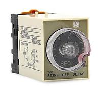 ITFOWIYD ST3PF Time Relay AC220V Power Off Delay Timer Time Relay with 8Pin 30S 60S 3M 10M Power Transformer(10M)
