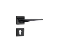 ITFOWIYD Zinc Alloy Silent Door Lock Modern Simple Indoor Bedroom Wooden Door Home Decoration Door Split Lock(D32 S960 matte black silent)