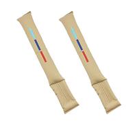 iTGOOS 2PCS Car Seat Gap Pad Fillers,PU Leather Car Seat Gap Filler Pad,Leakproof Hand Brake Gap Filler Pad Suitable For Most Vehicles Stop Dropping Or Losing Things Beige