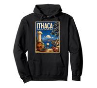 Ithaca Taking Long Way Home Homer’s Odyssey Greek Mythology Pullover Hoodie