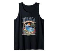 Ithaca Taking the Long Way Home Odyssey Greek Mythology Tank Top