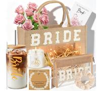 Ithmahco Bride Gifts, Bridal Shower Gifts Basket, Bride To Be Gift Set, Bridal Gift Ideas for Wedding Bachelorette Engaged Engagement Wedding Honeymoon