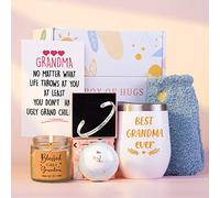 Ithmahco Grandma Gifts - Grandma Birthday Gifts, Best Grandma Ever Gift Set from Granddaughter, Gifts for Grandma, Nana gifts, Great Grandma Birthday Gifts, Pregnancy Announcement For Grandparents