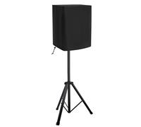 ITHWIU 12 Inch PA/DJ Lightweight Powered Speaker Cover for Stand Mounted Speakers - Tear and UV Resistant Water Waterproof with Adjustable Drawstring Black