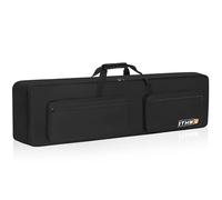 ITHWIU Keys Keyboard Case Electric Piano Padded Keyboard Gig Bag with Adjustable Straps and 5-Pocket for Keyboard Accessaries, Black, Black, 88 Note-Lenth 54", Modern