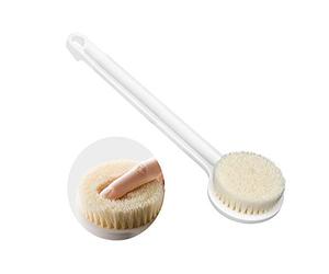 Ithyes Dry Brushing Body Brush Shower Bath Brush Long Handle Gentle Back Skin Scrubber Exfoliate Massage Improve Blood Circulation Cellulite Treatment
